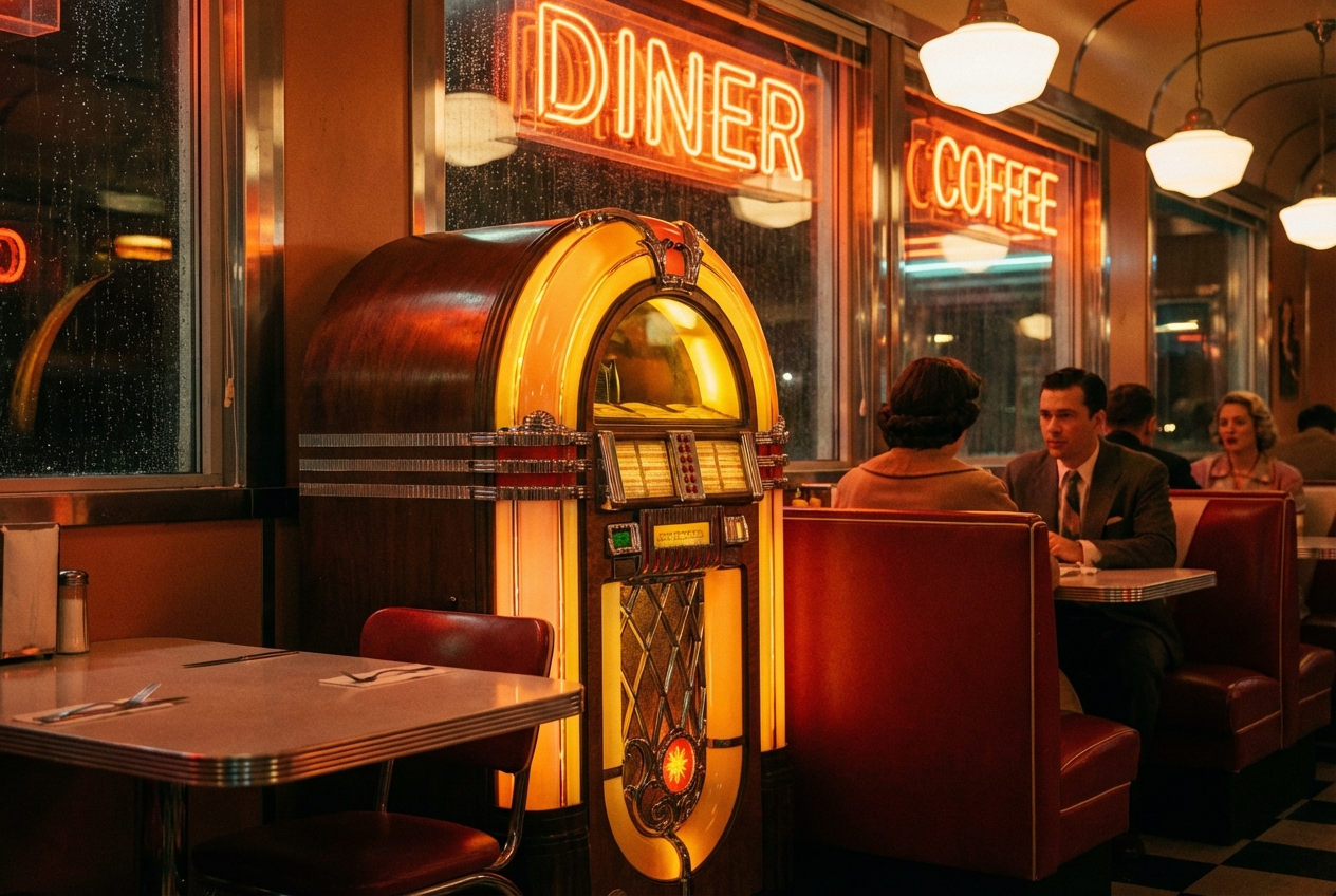 JukeboxLab 1950s diner jukebox